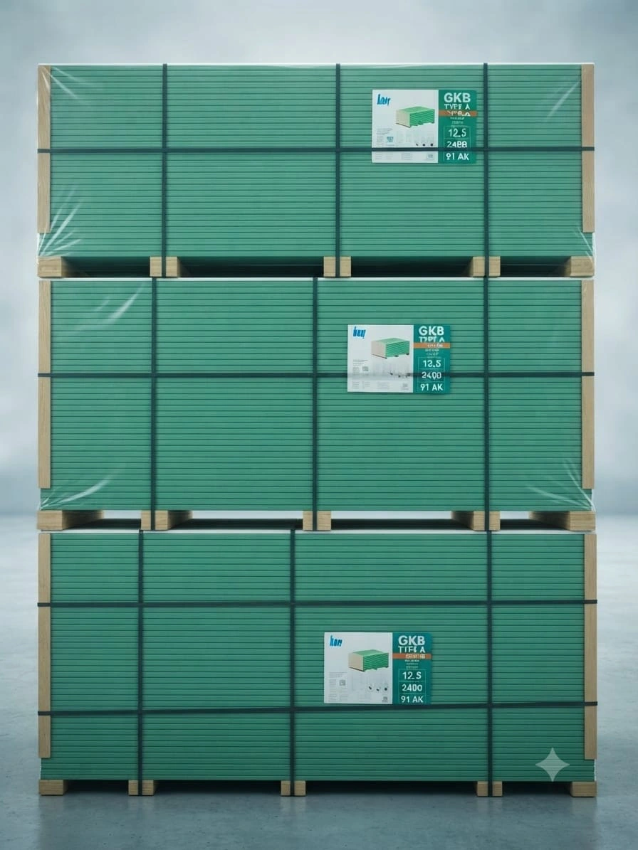 Green gypsum board stock