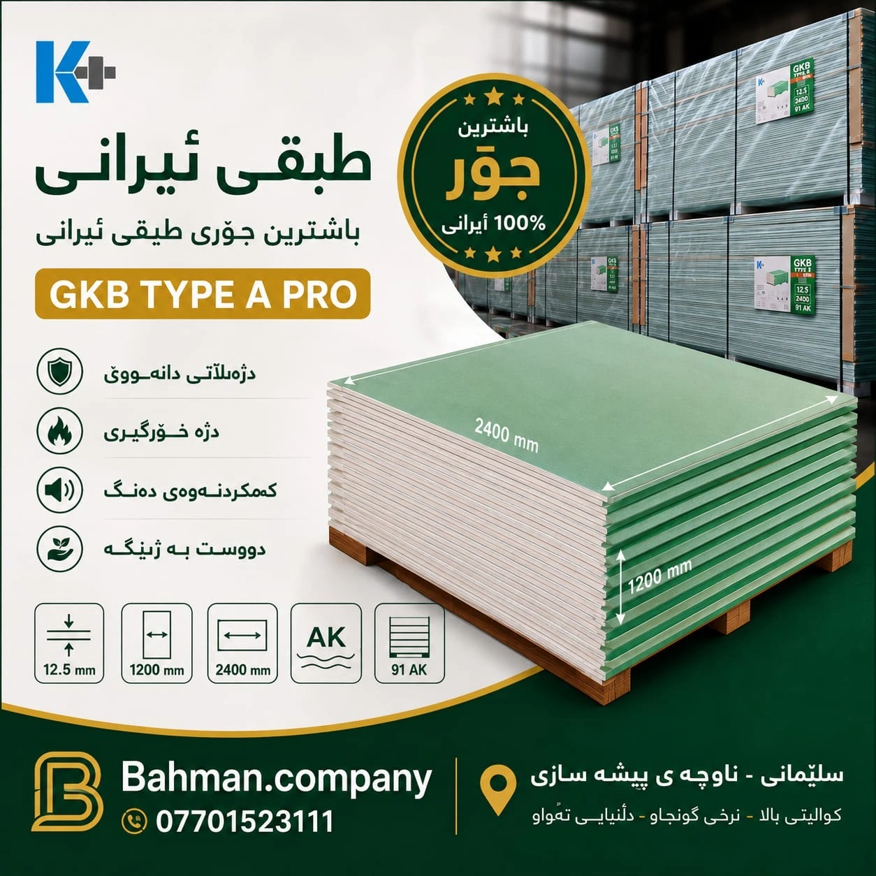 Knauf GKB Type A Pro